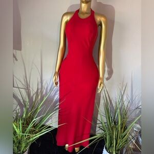 Ralph Lauren Vibrant Red Maxi Dress